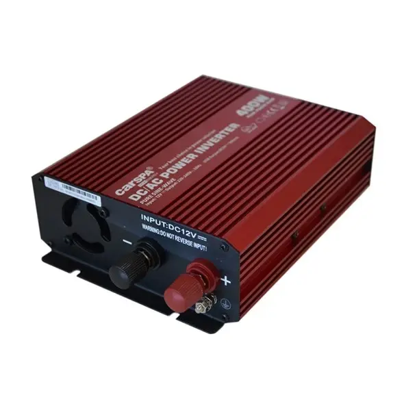 Invertor 12V/230V 400W cu undă sinus pură și USB CARSPA