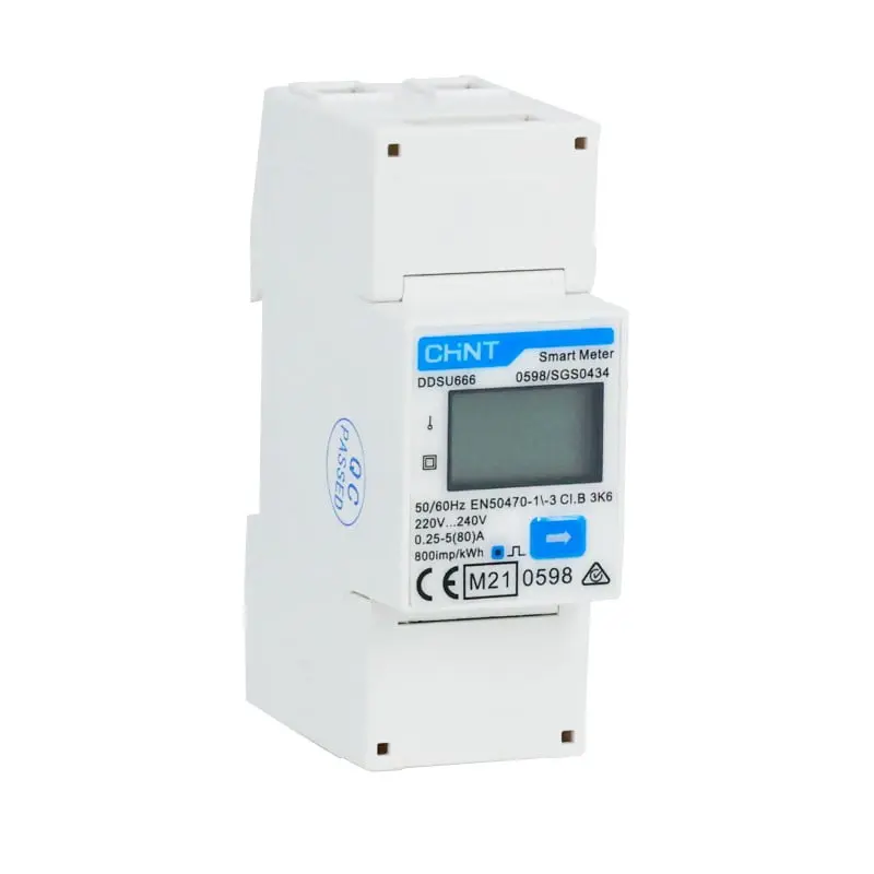 Smartmeter DEYE Monofazat DDSU666 230V 5(80)A 2P, CHiNT