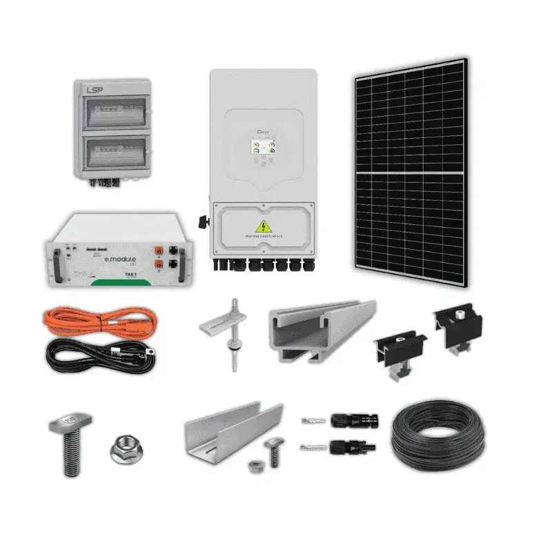Kit Fotovoltaic Complet 6kW – Invertor Deye, Acumulator TAB, Panouri Canadian Solar