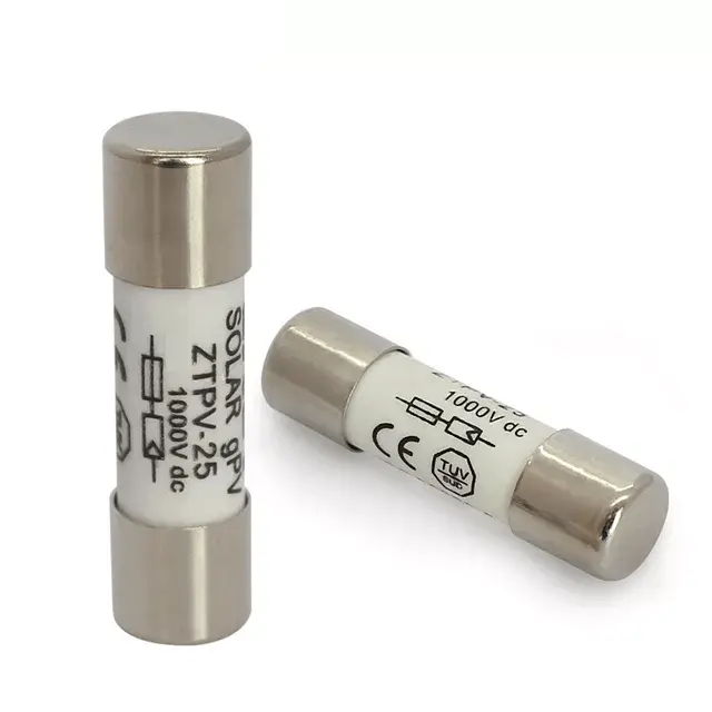 Siguranţă fuzibila cilindrica, 10×38, 16A, 1000V DC, SolarTech — imaginea 1
