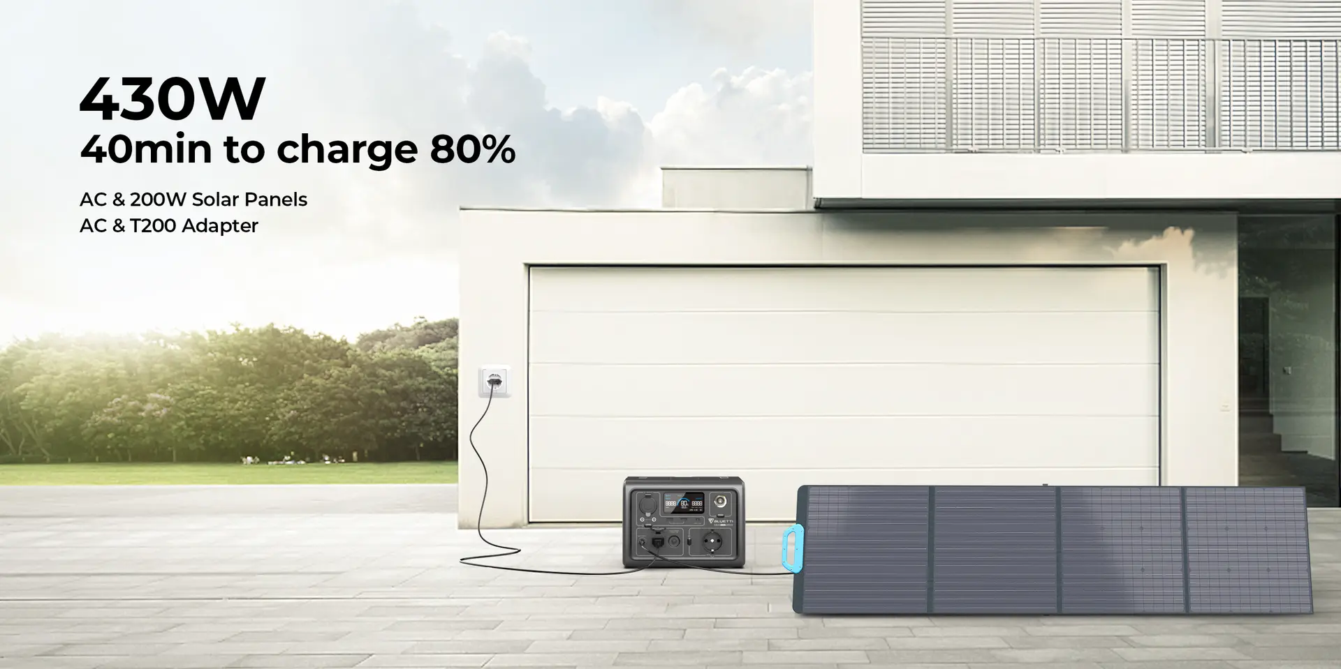 Baterie Stație Portabilă Bluetti 600W, Încărcare solară sau la priză — imagine descriptivă 3