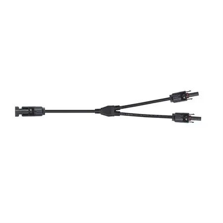 Conectorul solar MC4 GETI 2x femele – 1x mascul, 30 cm