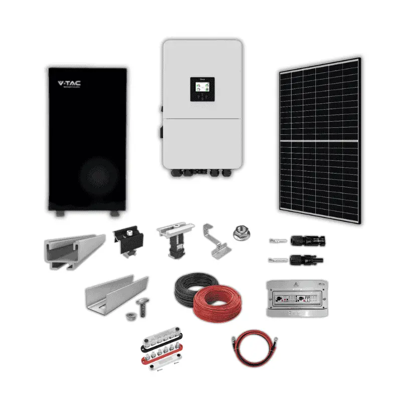 Kit Fotovoltaic Complet 20kW – Invertor Deye, Acumulator V-TAC, Panouri Canadian Solar