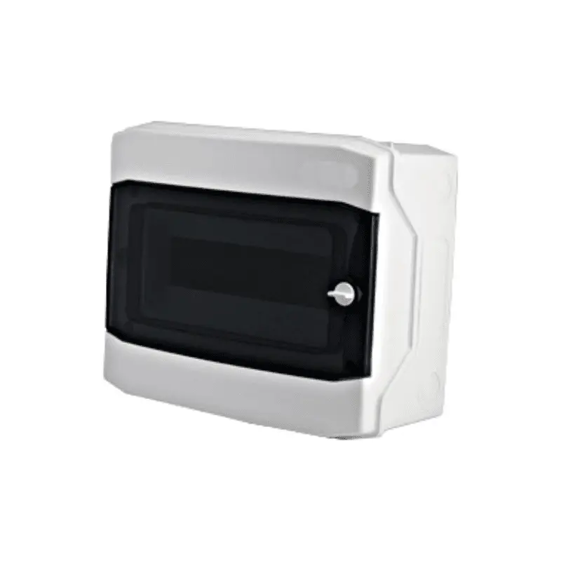 Tablou sigurante aplicat exterior IP65, 1 rând, 12UH, Schrack — imaginea 1