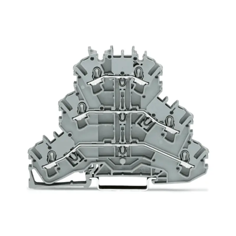 Clema sir WAGO Topjob 2002-3201 cu 6 conductori 24A, 0.25mm² – 2.5mm²