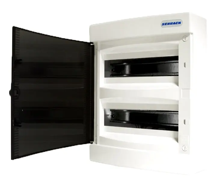 Tablou sigurante aplicat interior, 2 randuri, 24UH, Schrack — imaginea 1
