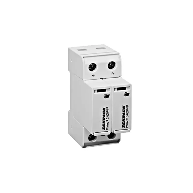 Descărcător panouri fotovoltaice, 600V c.c., 20kA, Schrack — imaginea 1