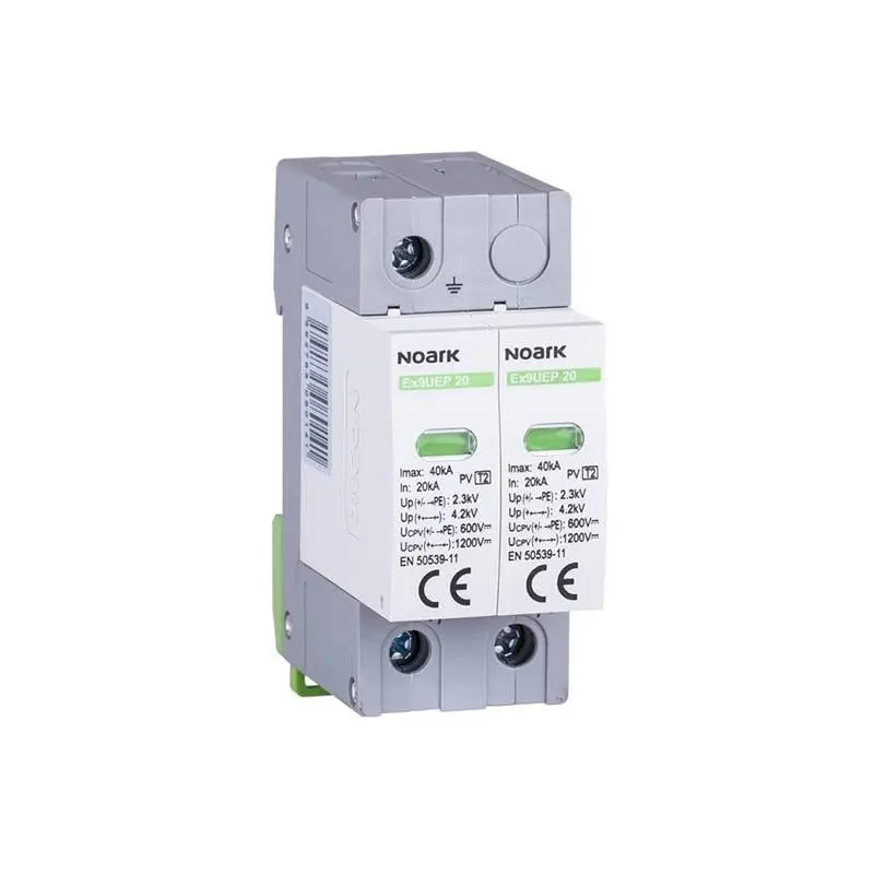 Descărcător panouri fotovoltaice, clasa 2, Ex9UEP 2P 600V, Noark — imaginea 1