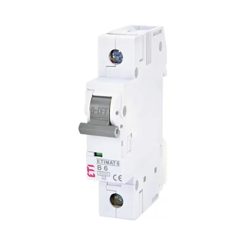 Siguranță automată AC 1P 6A B 6kA ETIMAT 6 ETI