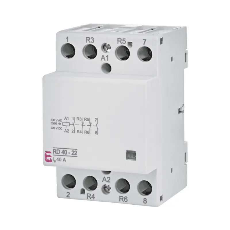 Contactor monofazat 4 poli 40A, ETI — imaginea 1