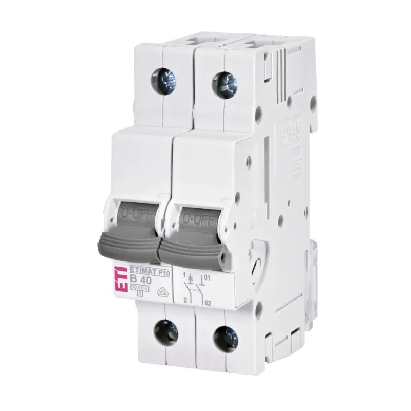 Siguranță automată AC 1p+N 40A B 10kA ETIMAT P10 ETI