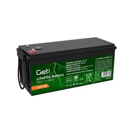 Acumulator LiFePo4 12.8V 200Ah GETI — imaginea 1