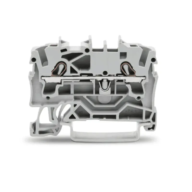 Clema sir WAGO Topjob 2002-1201 cu 2 conductori 24A, 0.5 mm² – 2.5 mm²